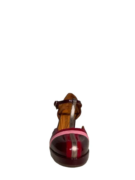 CHIE MIHARA Ditora Grape: red shoes for women