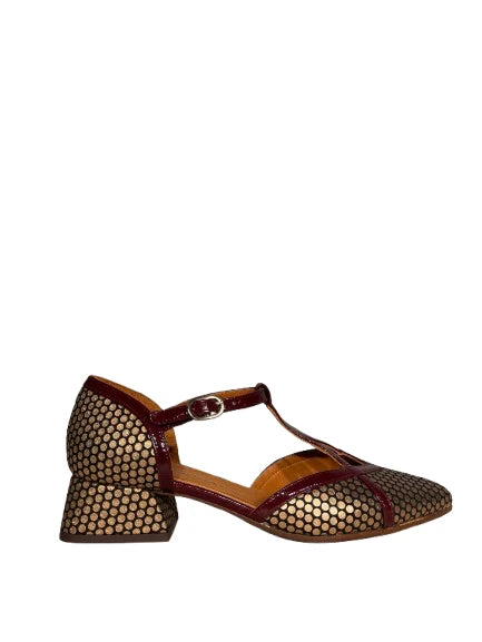 CHIE MIHARA Hidrow Grape: brown shoes for women