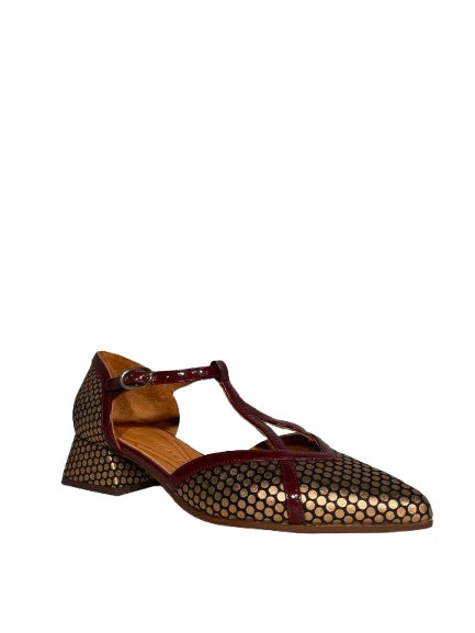 CHIE MIHARA Hidrow Grape: brown shoes for women