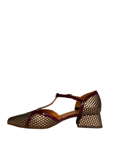 CHIE MIHARA Hidrow Grape: brown shoes for women