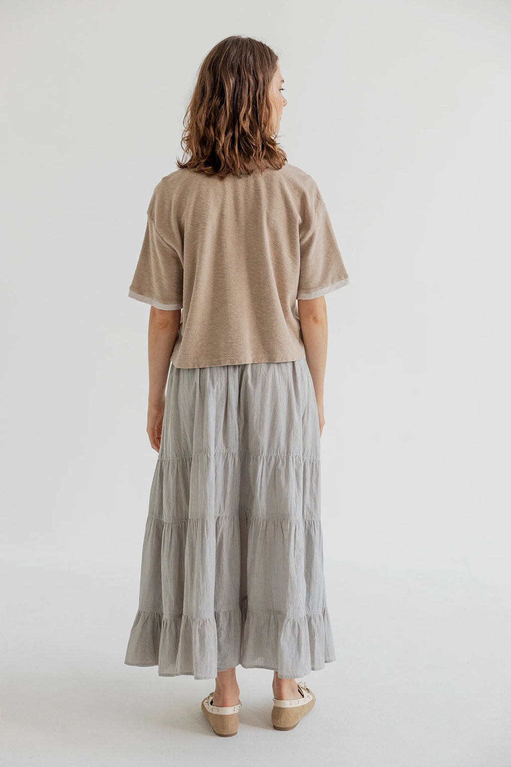 PROJECT AJ117 Cindie 110 KIT: beige skirt for women