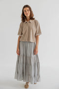 PROJECT AJ117 Cindie 110 KIT: beige skirt for women