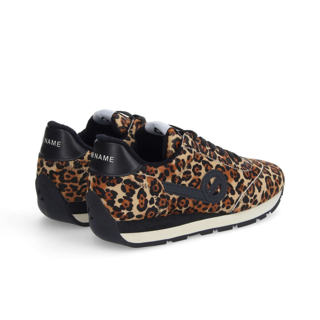 NO NAME CITY RUN Jogger W: animal print sneakers til kvinder