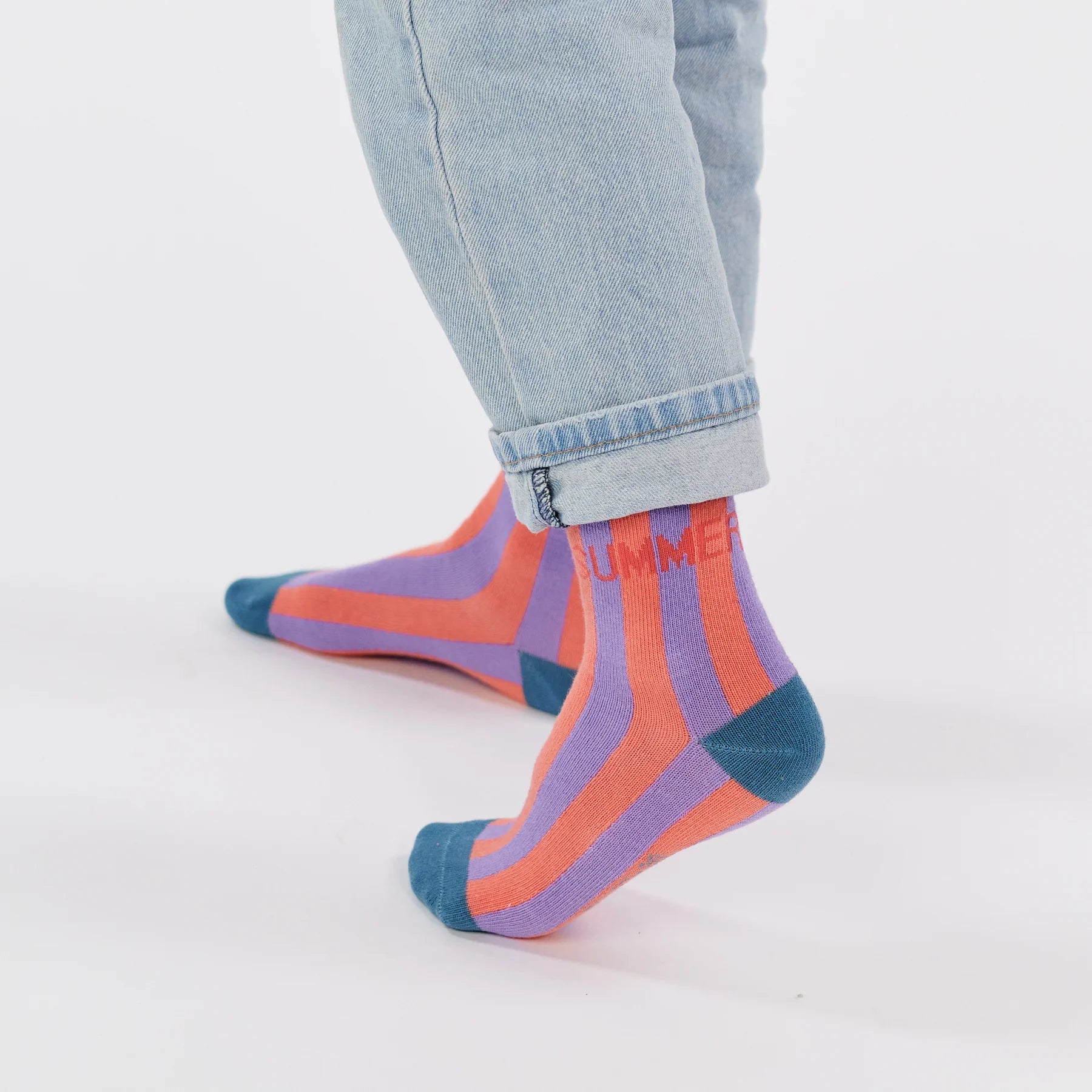 BILLYBELT Combed Summer: lila socks for women