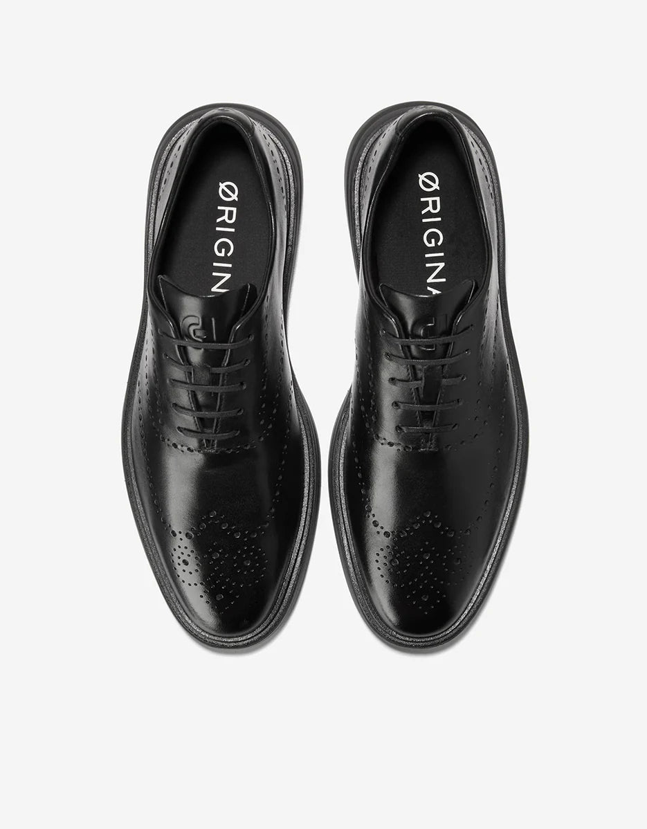 COLE HAAN Originalgrand Cityspectre Wingtip Oxfrds Negro: sort sko til mænd