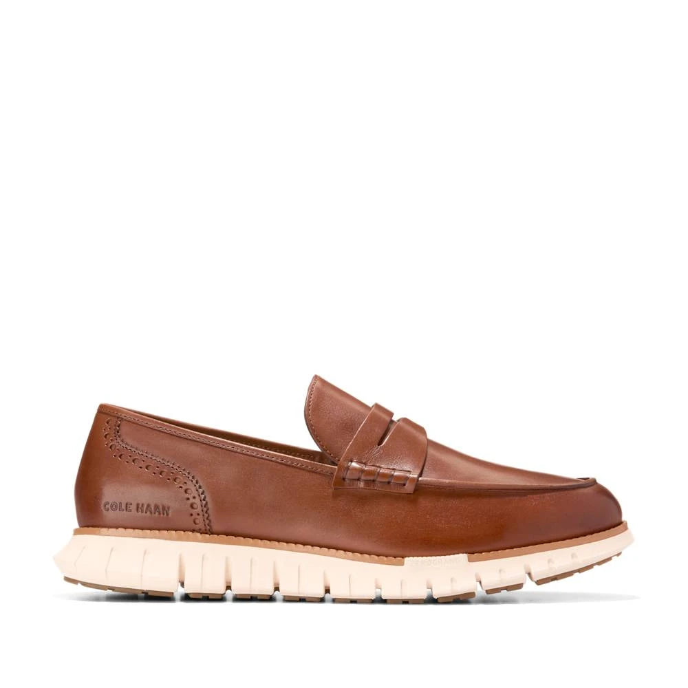 COLE HAAN Zerogrand Remastered Penny Loafers: 棕色 乐福鞋 男士