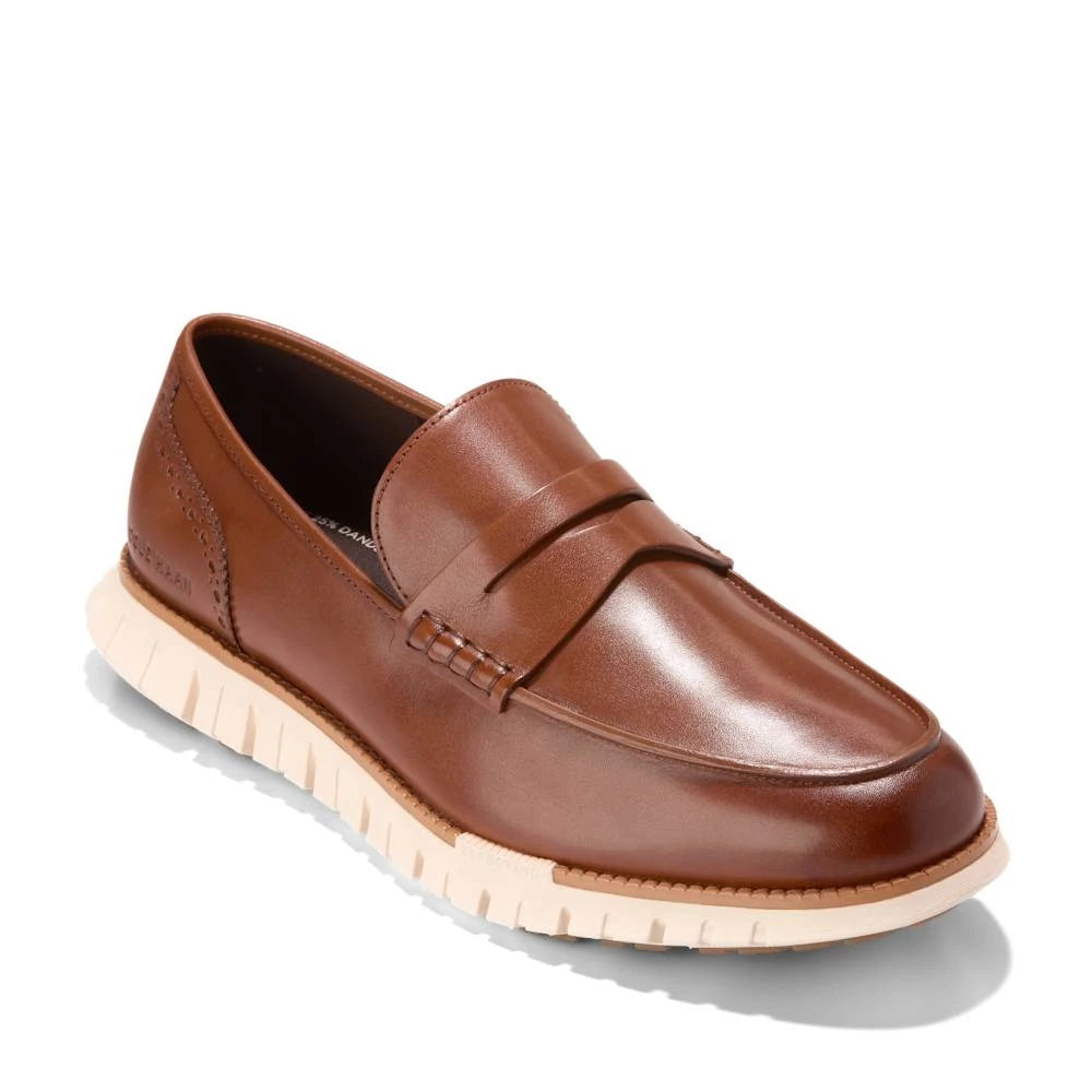 COLE HAAN Zerogrand Remastered Penny Loafers: 棕色 乐福鞋 男士