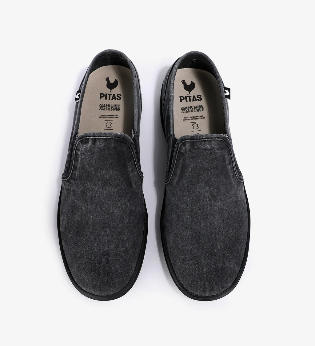 PITAS Creta / Negro: black shoes for men