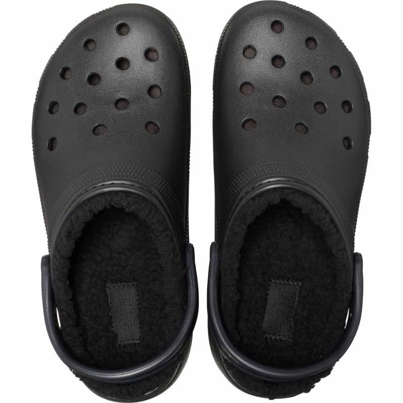 CROCS Classic Platform Lined W: black clogs for women
