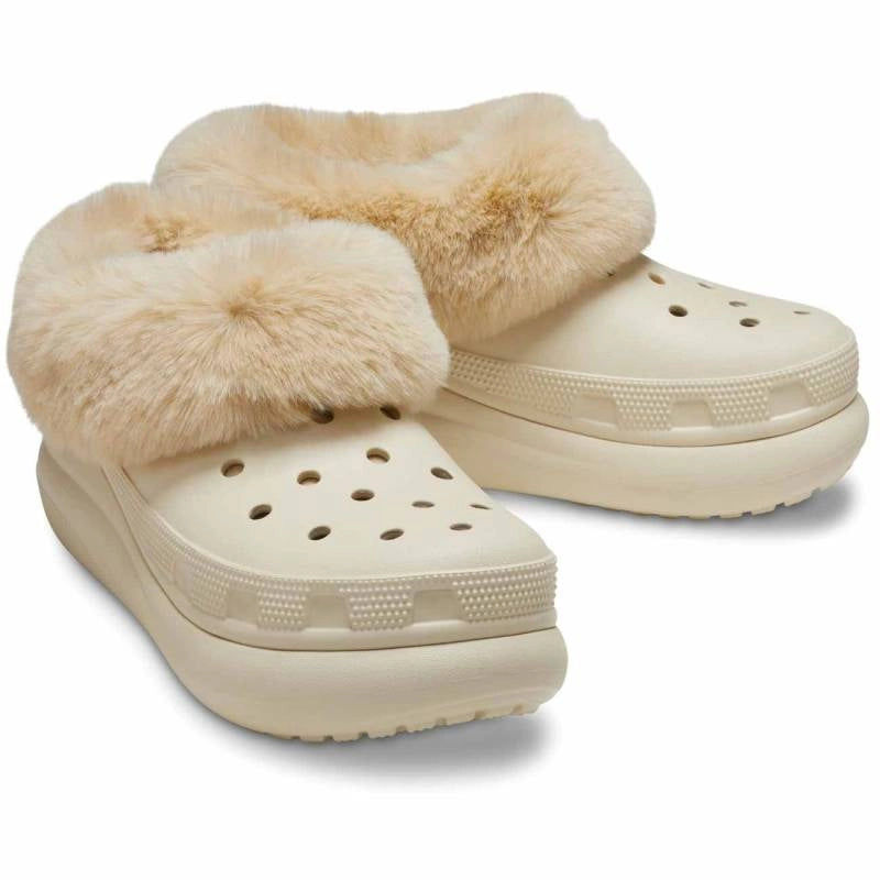 CROCS Furever Crash U: blanc esclops per a dona