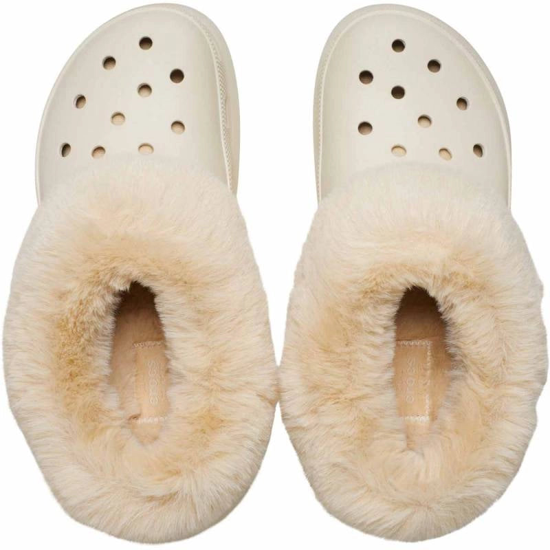 CROCS Furever Crash U: blanc esclops per a dona