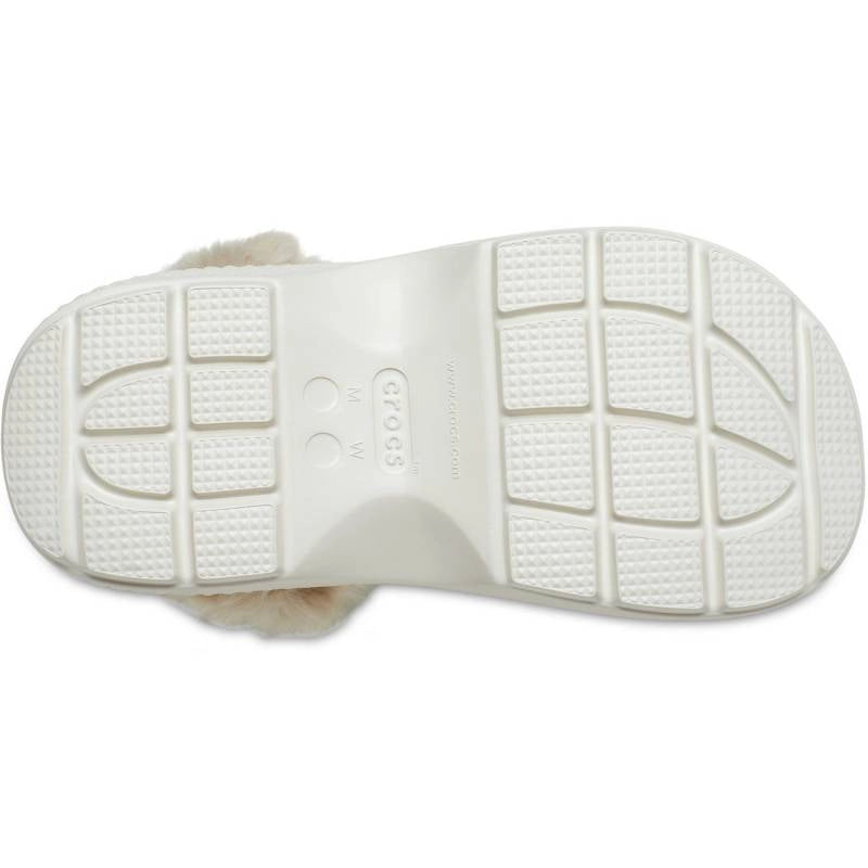 CROCS Stomp Lined W: white clogs for women