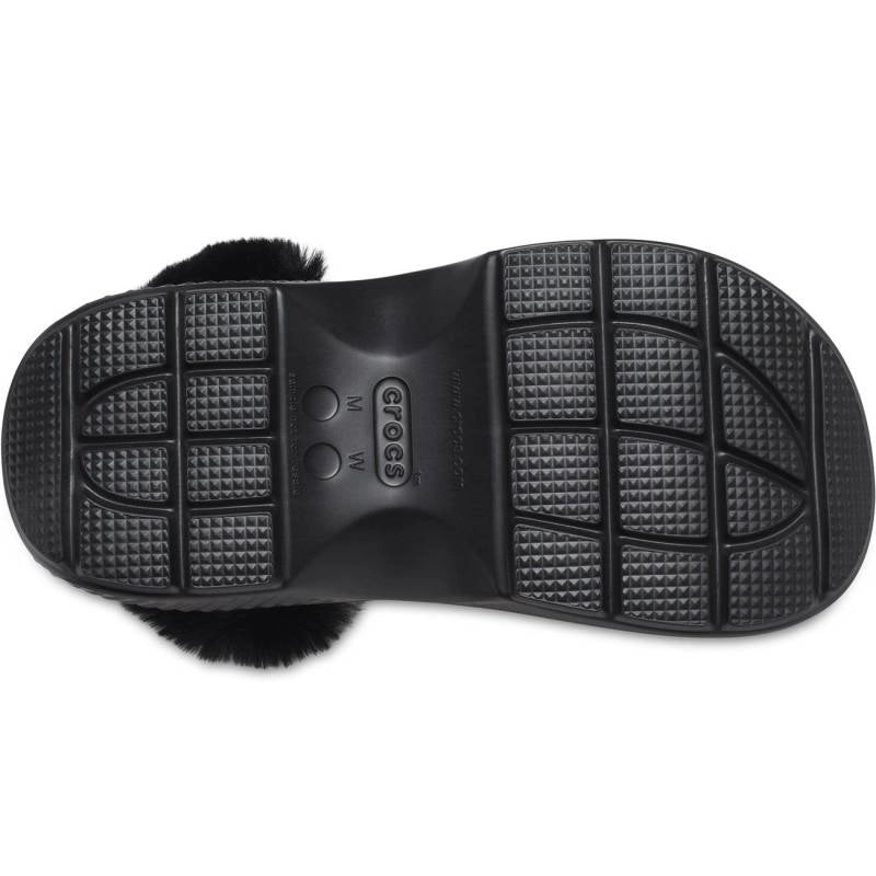CROCS Stomp Lined W: sort træsko til kvinder