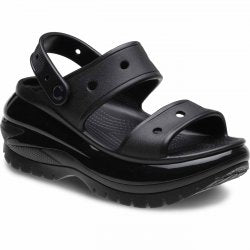 CROCS Unisex MEGA Crush U: black sandals unisex