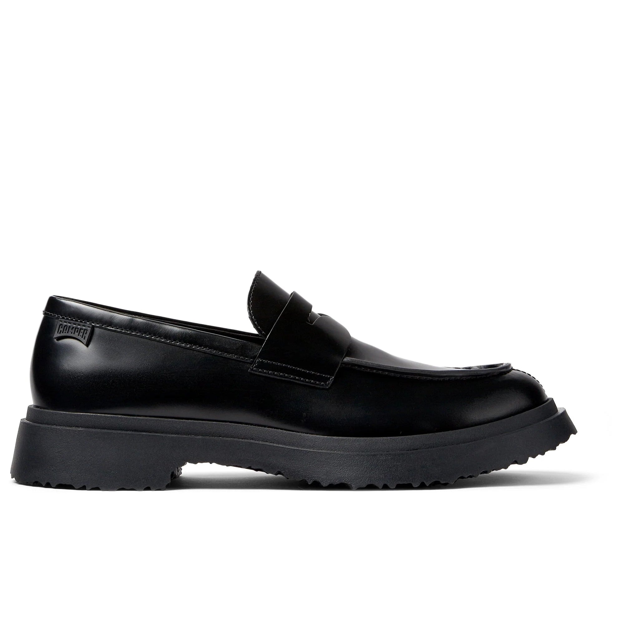 CAMPER Walden, black loafers for men at Tascón