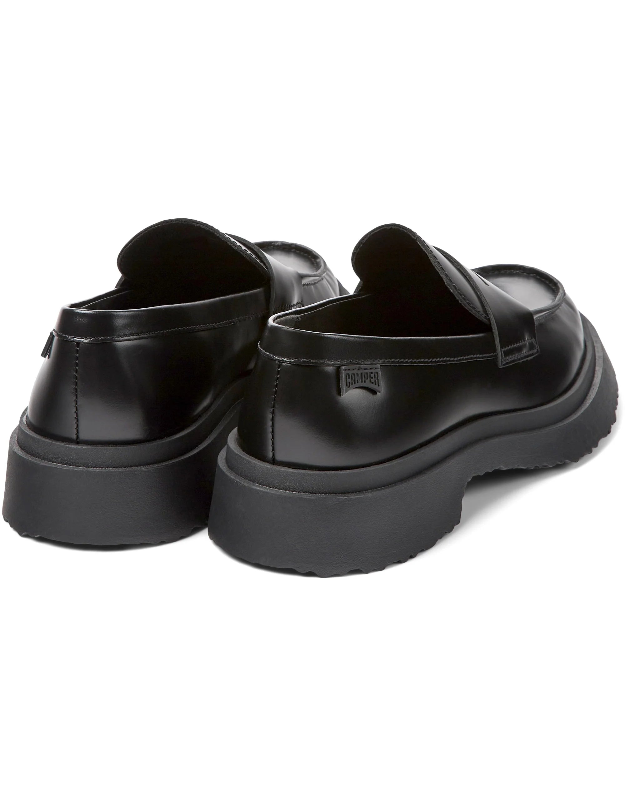 CAMPER Walden、Tascónのブラックレディースローファー