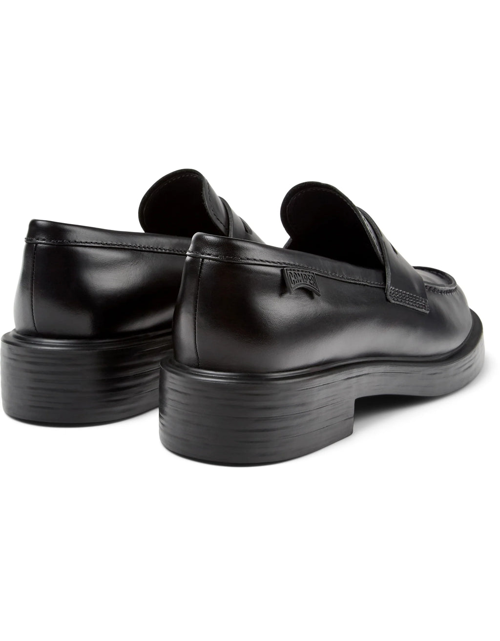 CAMPER Dean, black loafers for women at Tascón