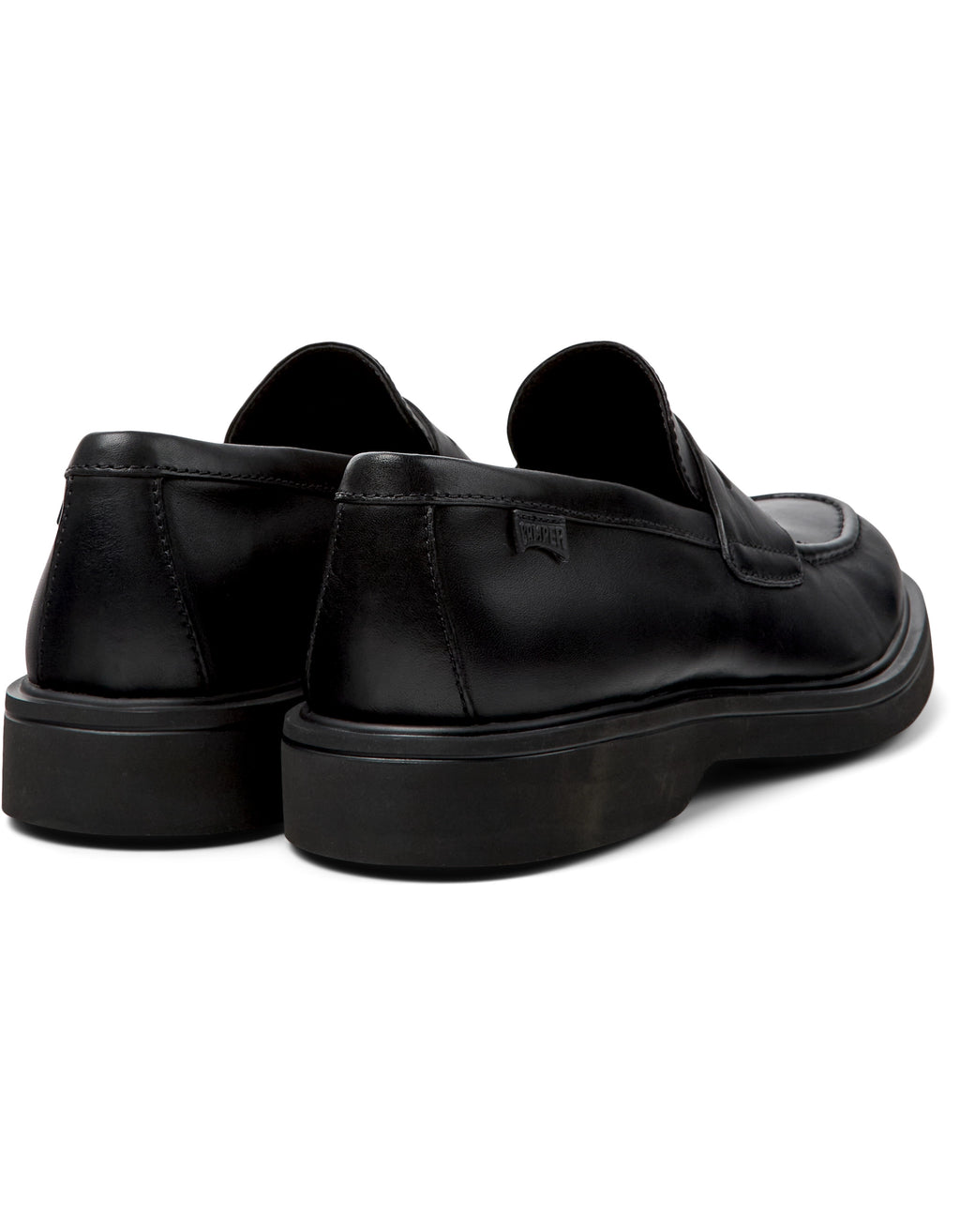 CAMPER Norman, black loafers for men at Tascón