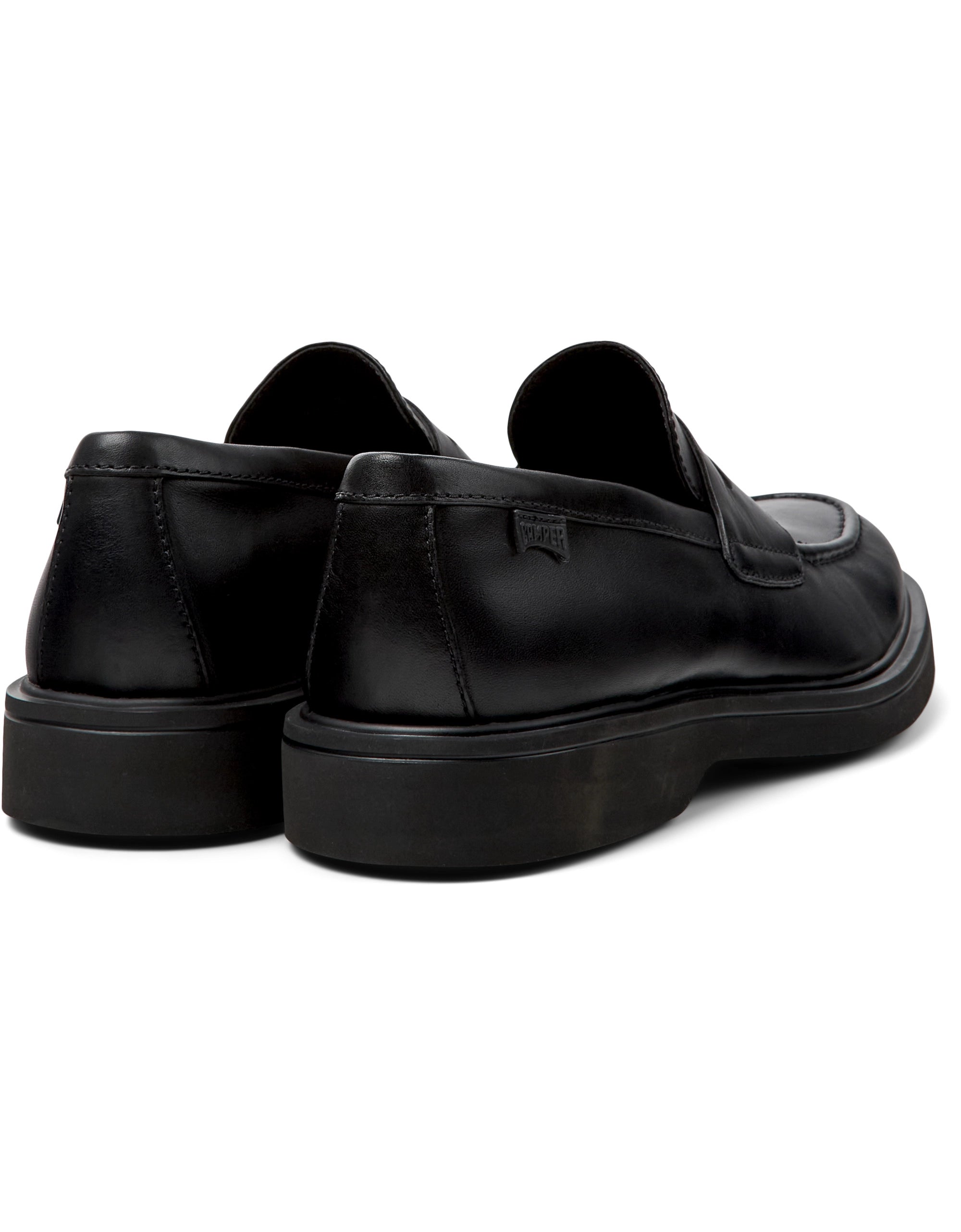 CAMPER Norman, black loafers for men at Tascón