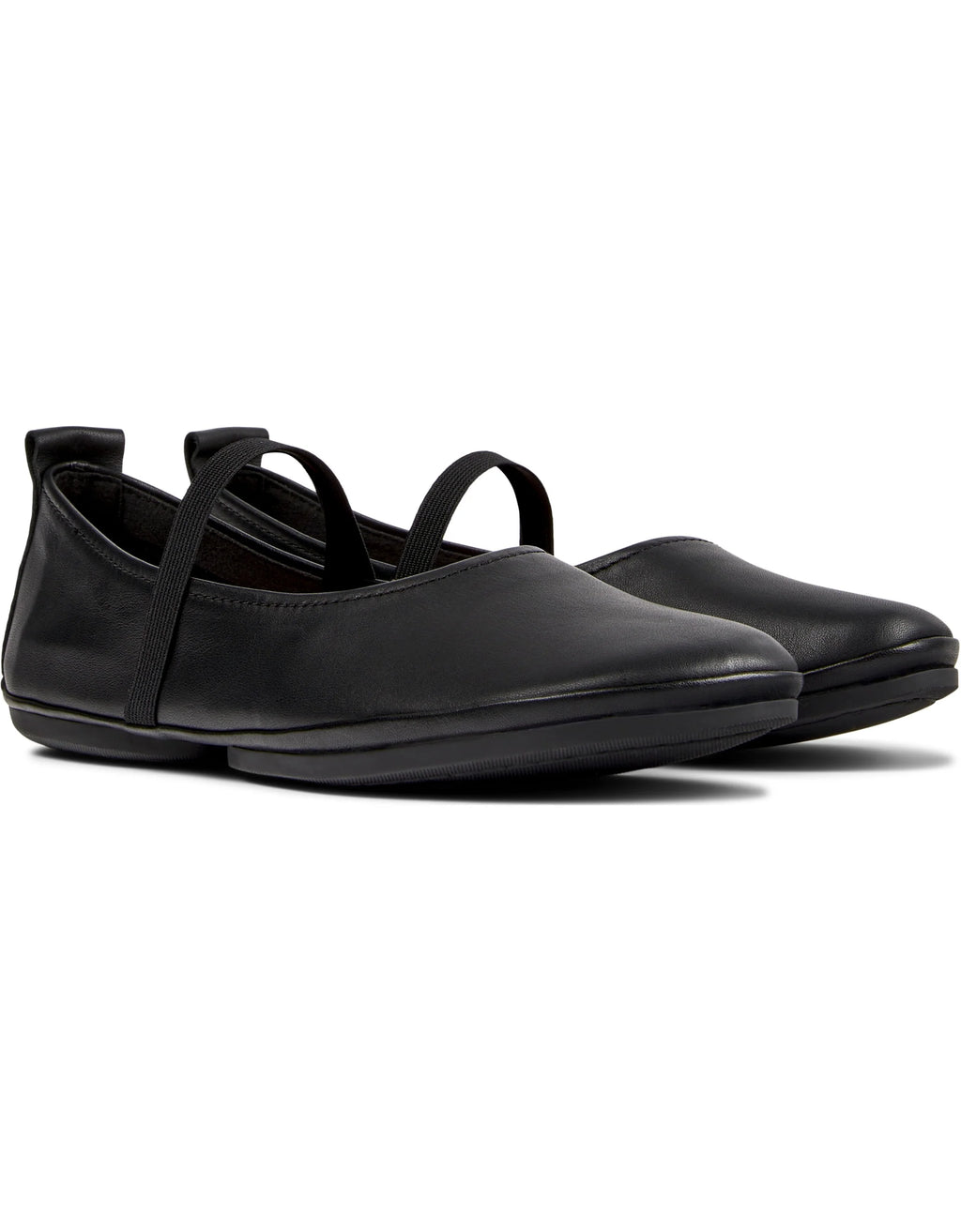 CAMPER Right Nina, black ballet flats for women at Tascón