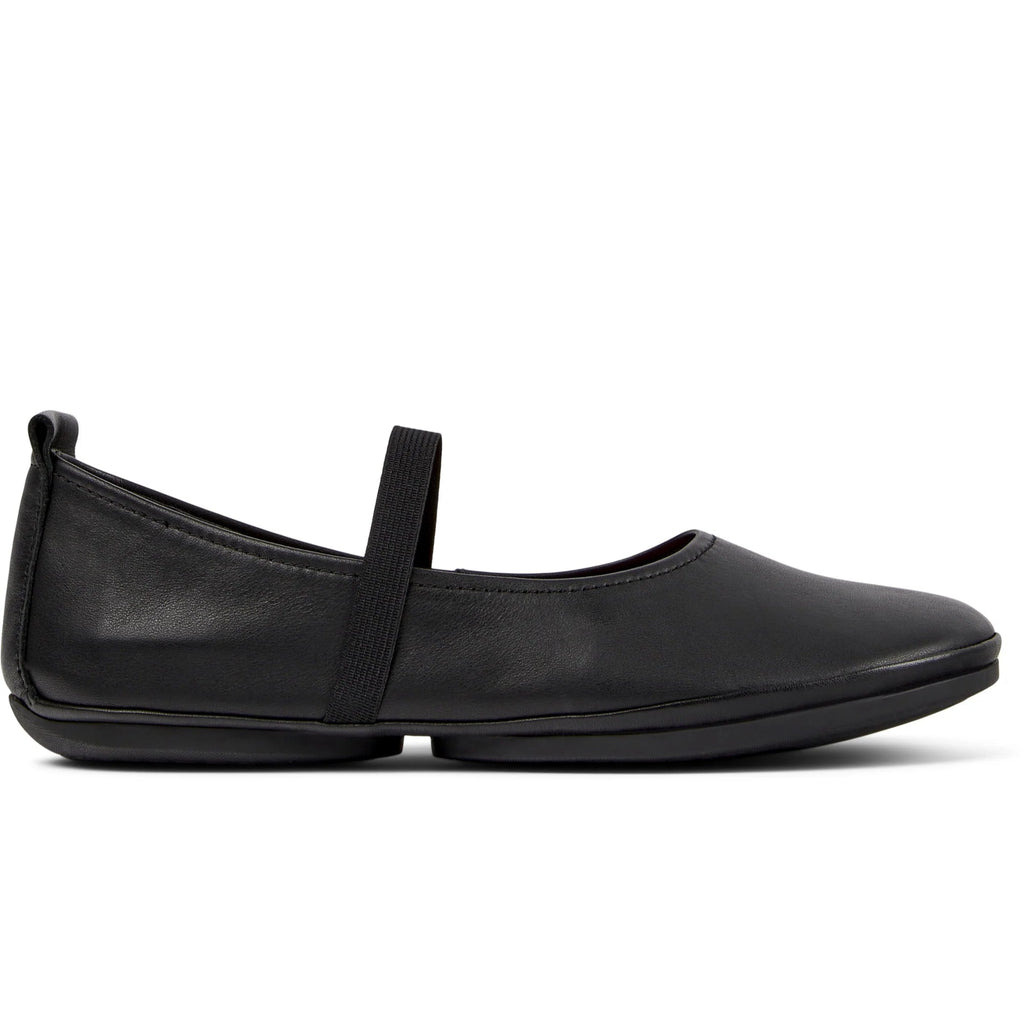 CAMPER Right Nina, black ballet flats for women at Tascón