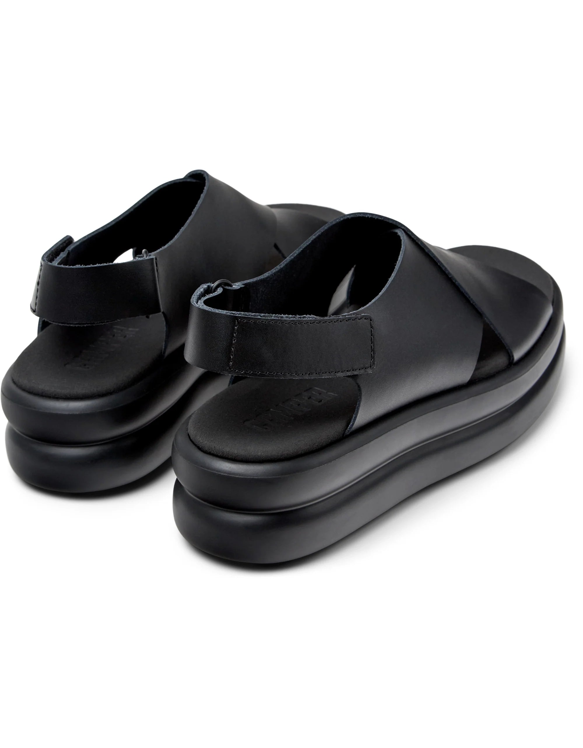 CAMPER Pelotas，Tascón 黑色女士凉鞋