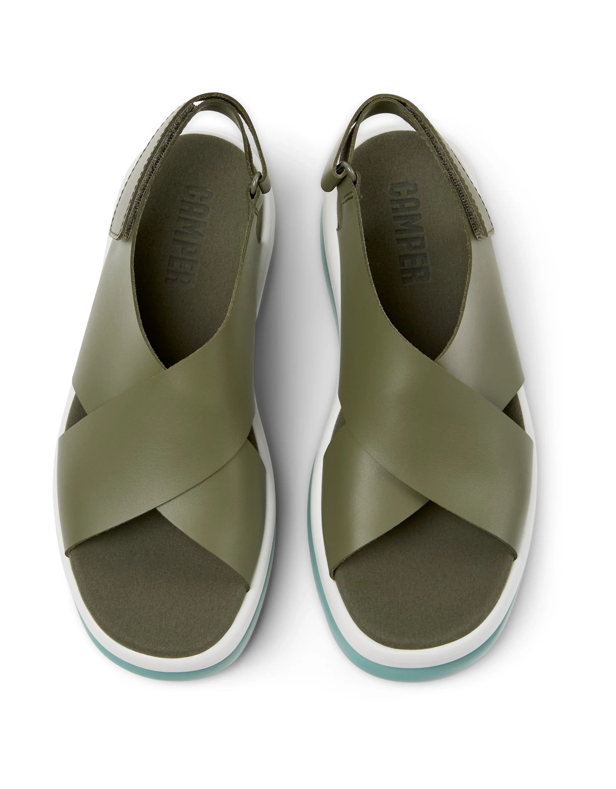 CAMPER Pelotas，Tascón 黑色女士凉鞋