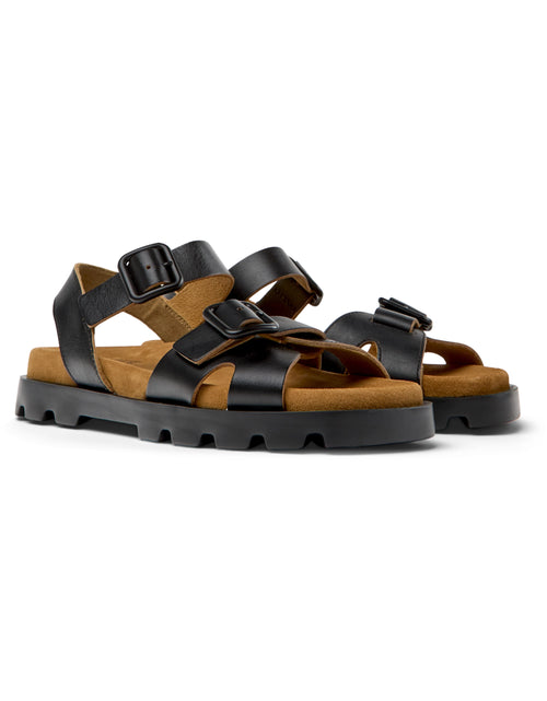 CAMPER | SANDALIAS | MUJER | MERCO NEGRO BRUTUSSAND NEGRO | NEGRO