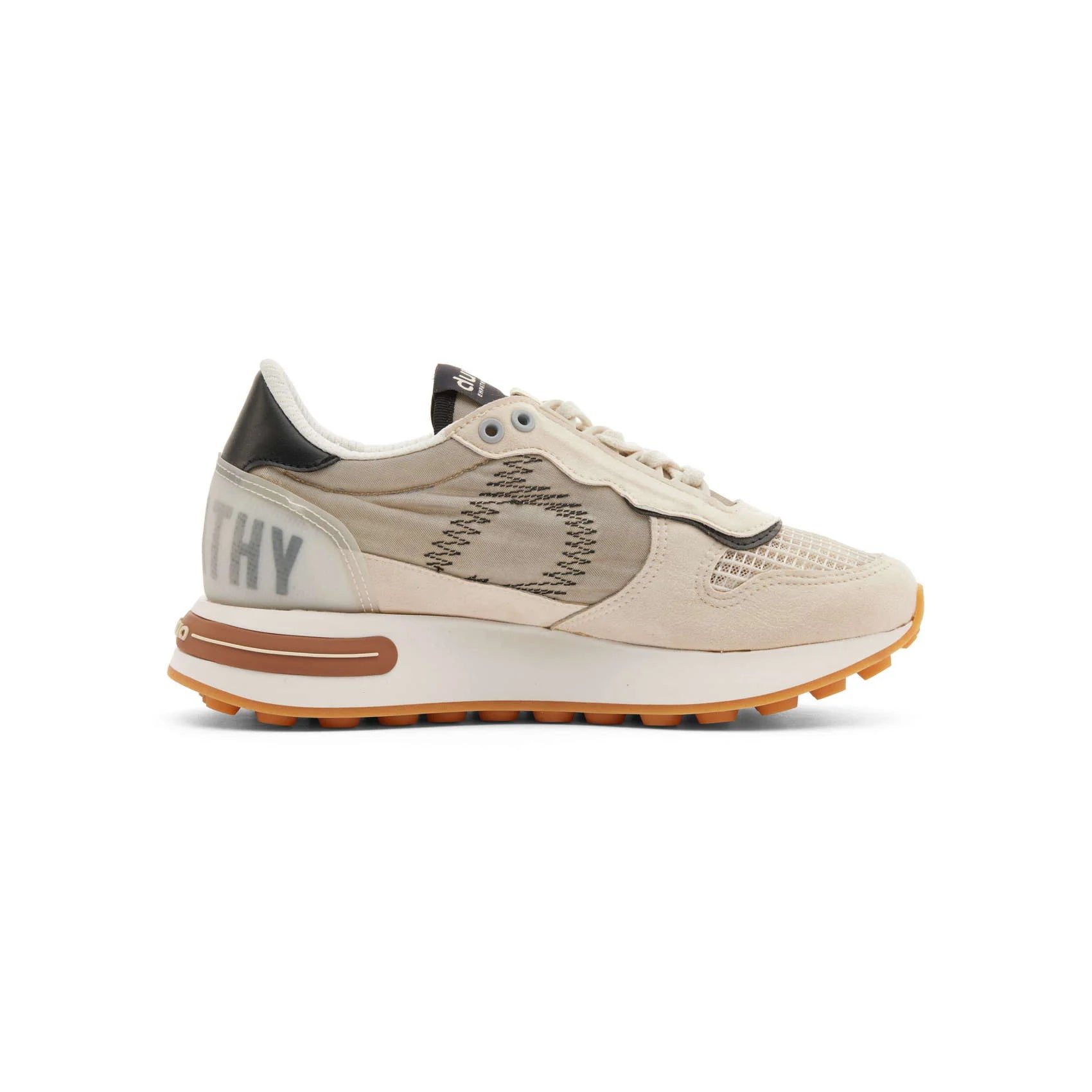 DUUO Calma HIGH Reflect 83 Beige: beige sneakers da donna