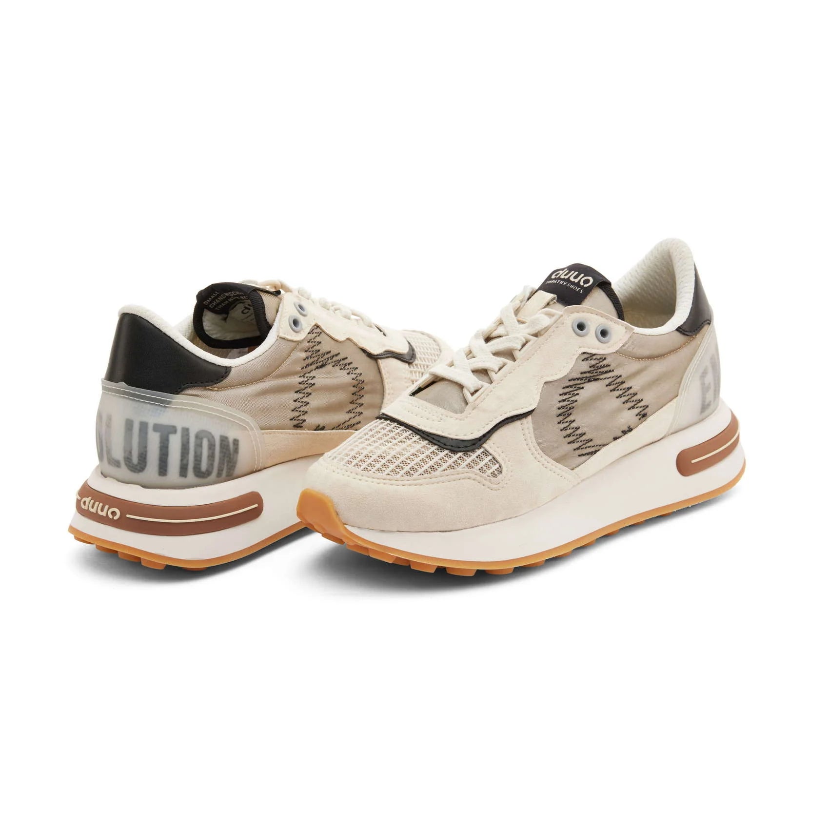 DUUO Calma HIGH Reflect 83 Beige: beige sneakers da donna