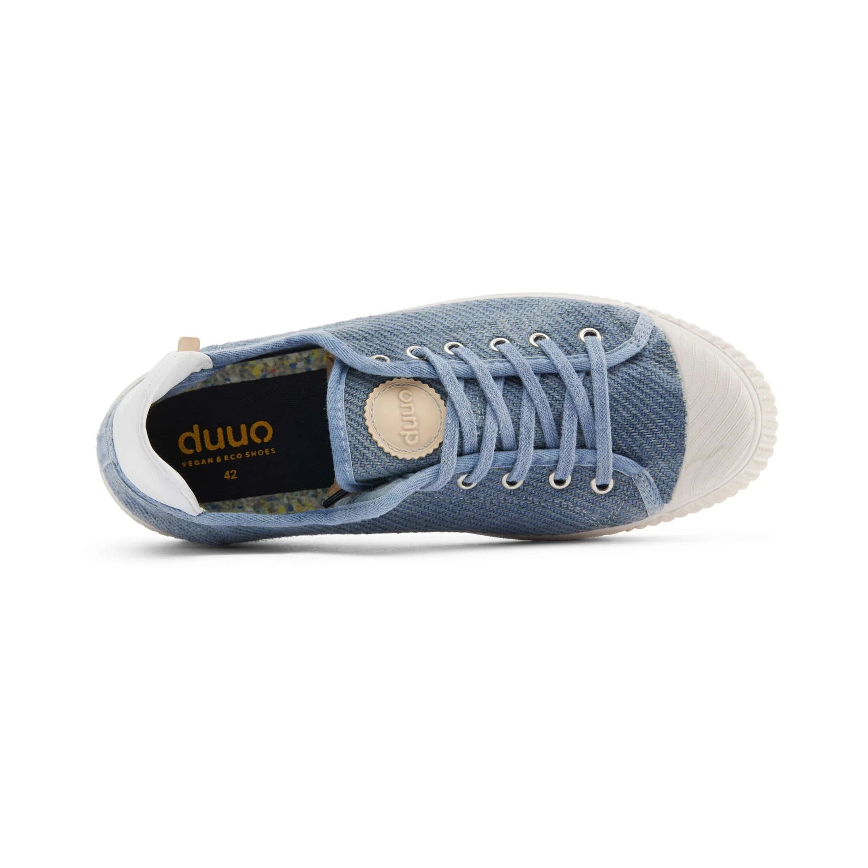 DUUO COL Terra 161 (tintada Denim) AZUL: niebieski sneakersy unisex