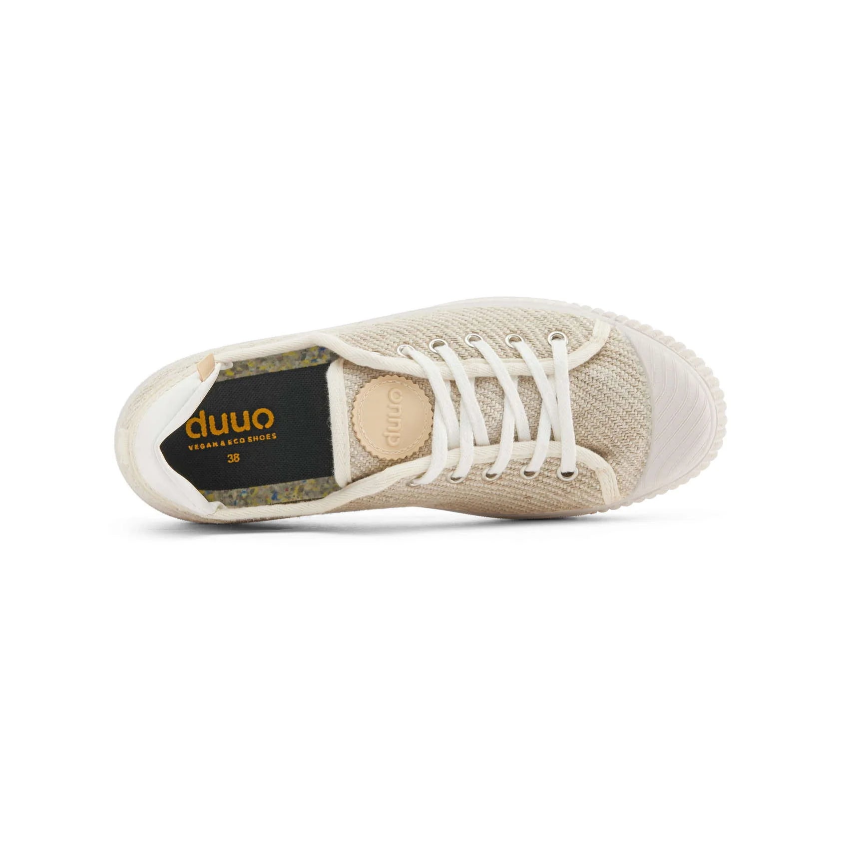 DUUO COL Terra 171 (crudo SOLO Lavar) Blanco: biały sneakersy unisex