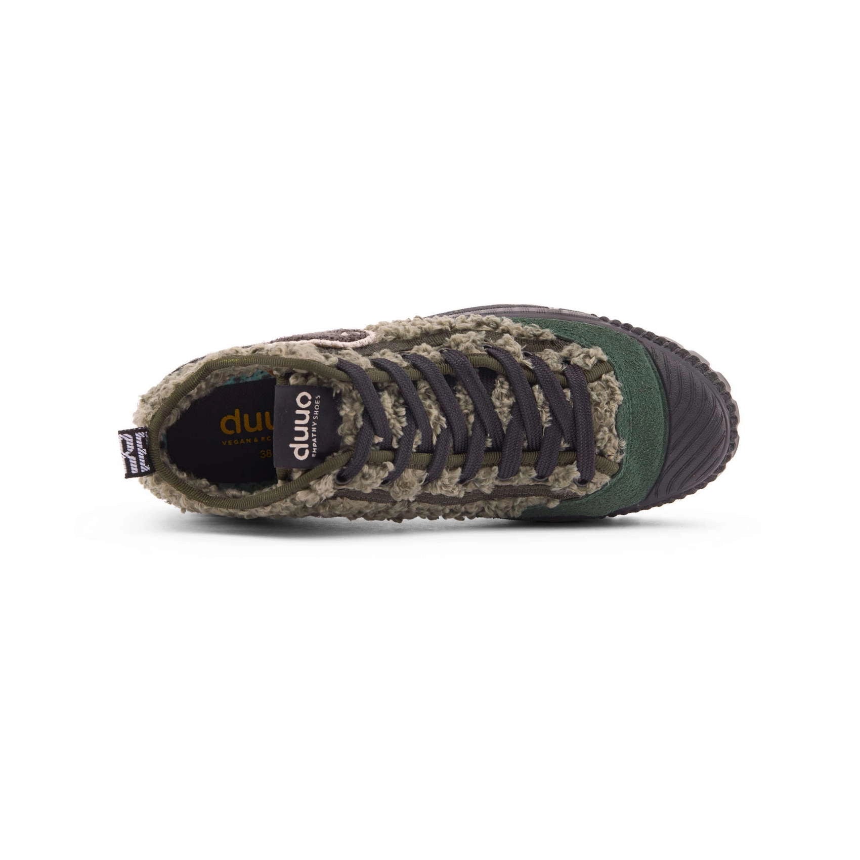DUUO COL Cover OULU PLUS 86: green trainers for women