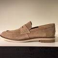 LUIS GONZALO 1966 Antifaz Arena: beige mocassins pour homme
