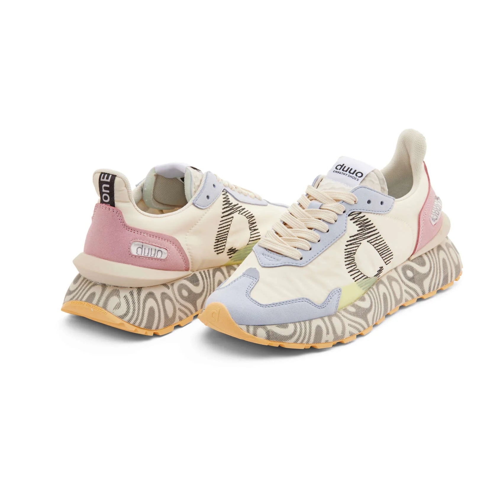 DUUO Sensei MOON 118 Beige: beżowy sneakersy unisex