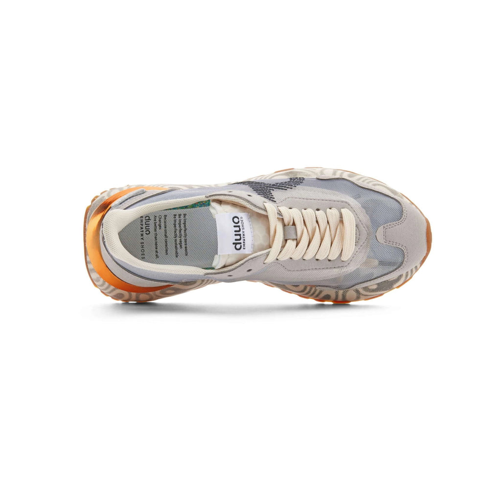 DUUO Sensei MOON MESH Metal 123 Plateado: srebrny sneakersy unisex