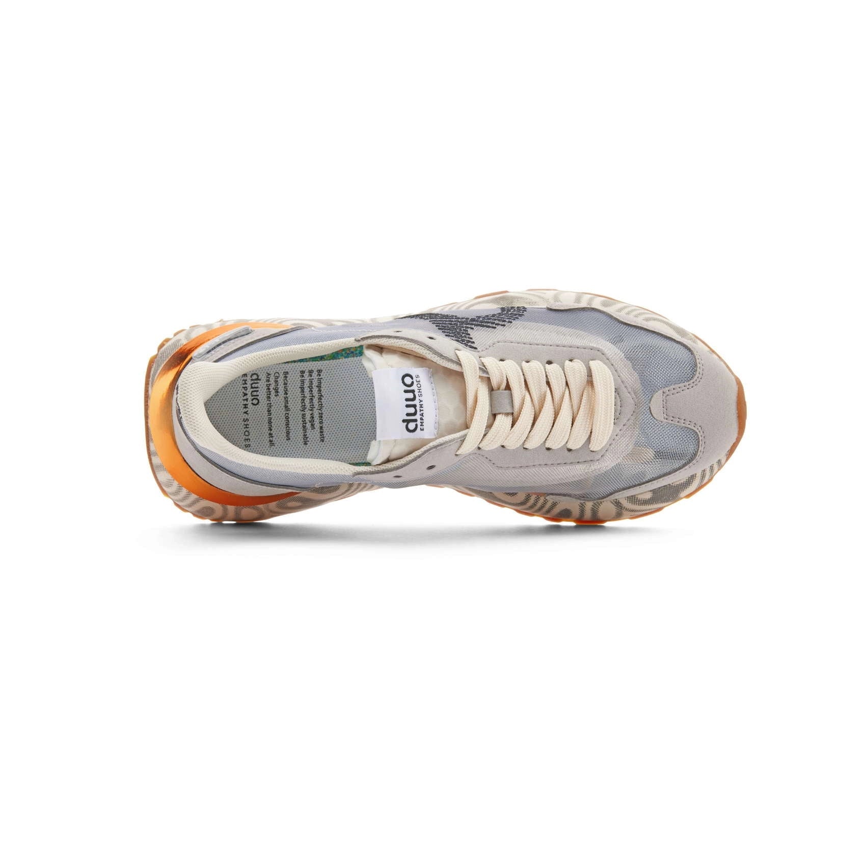 DUUO Sensei MOON MESH Metal 123 Plateado: silver trainers unisex