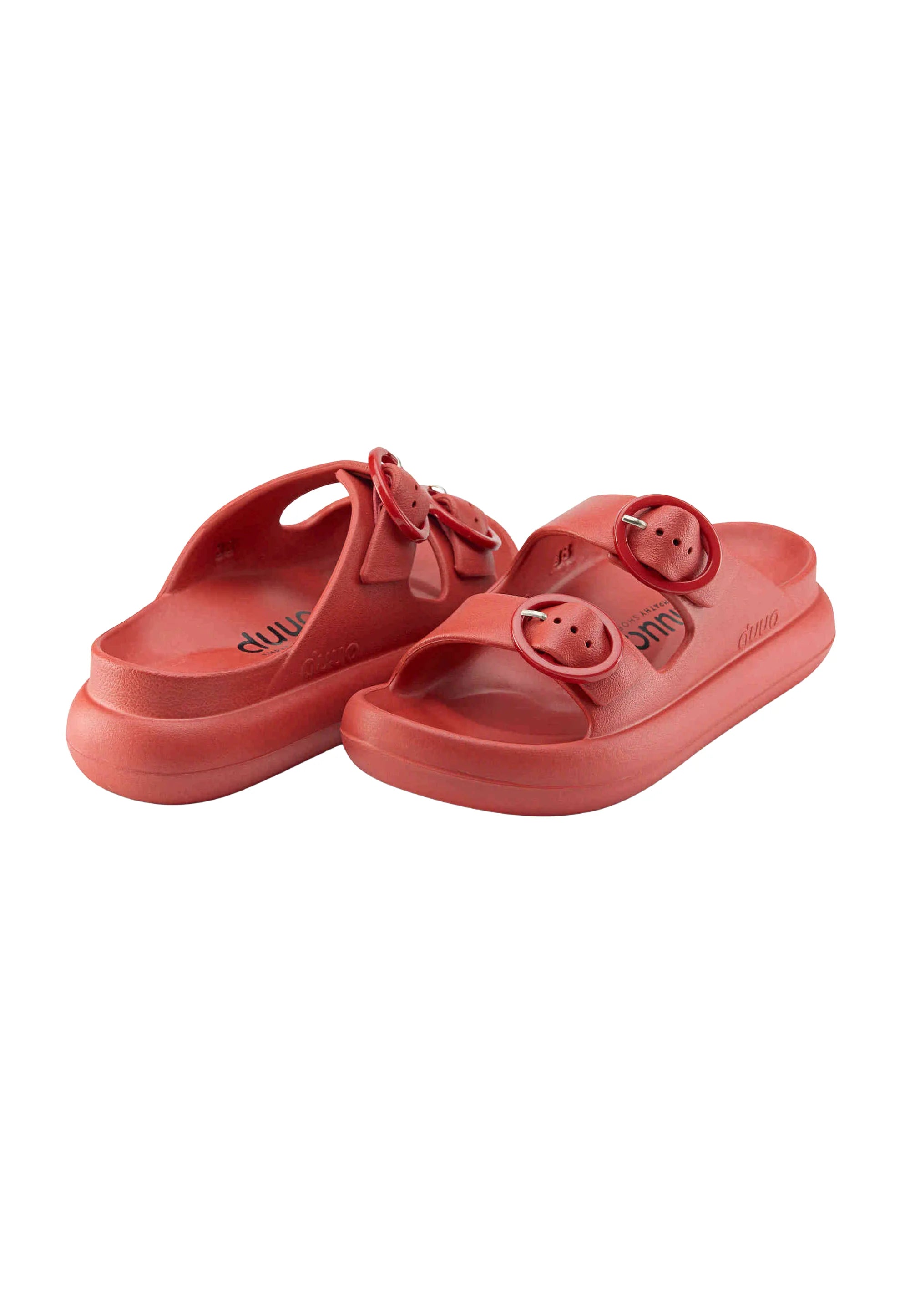 DUUO EVA Curvi 28: red flip-flops for women