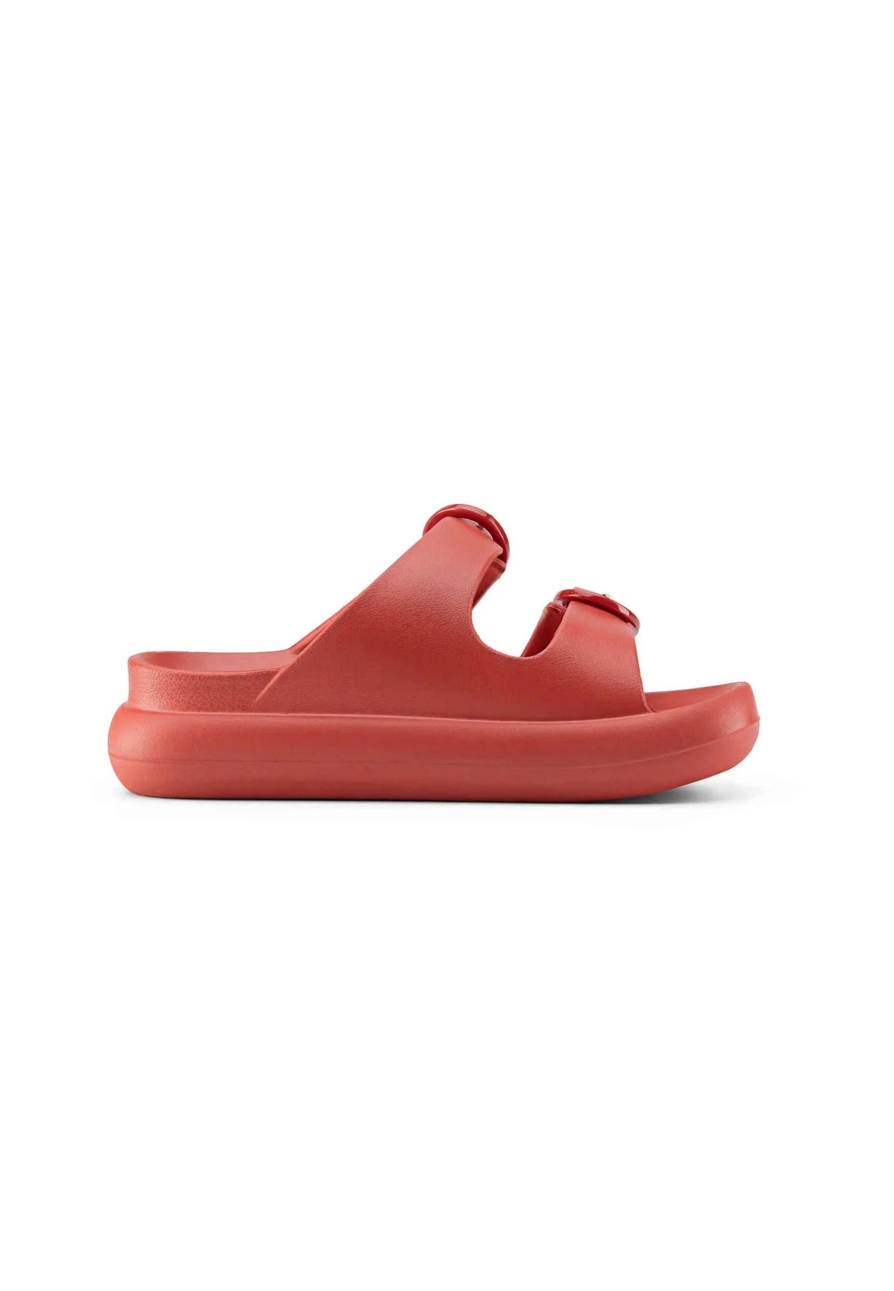 DUUO EVA Curvi 28: red flip-flops for women