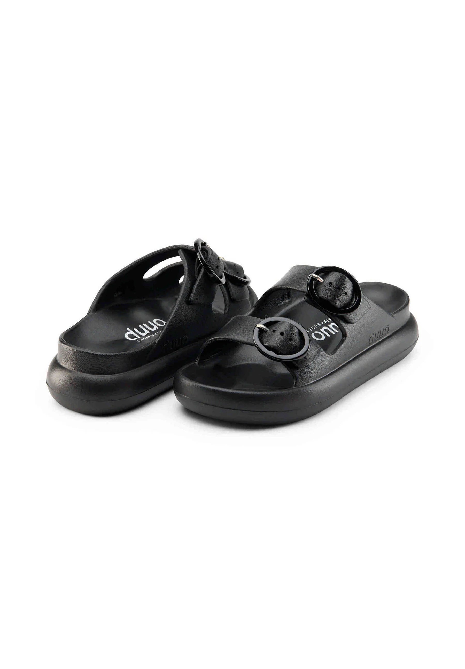DUUO EVA Curvi 32: black flip-flops for women