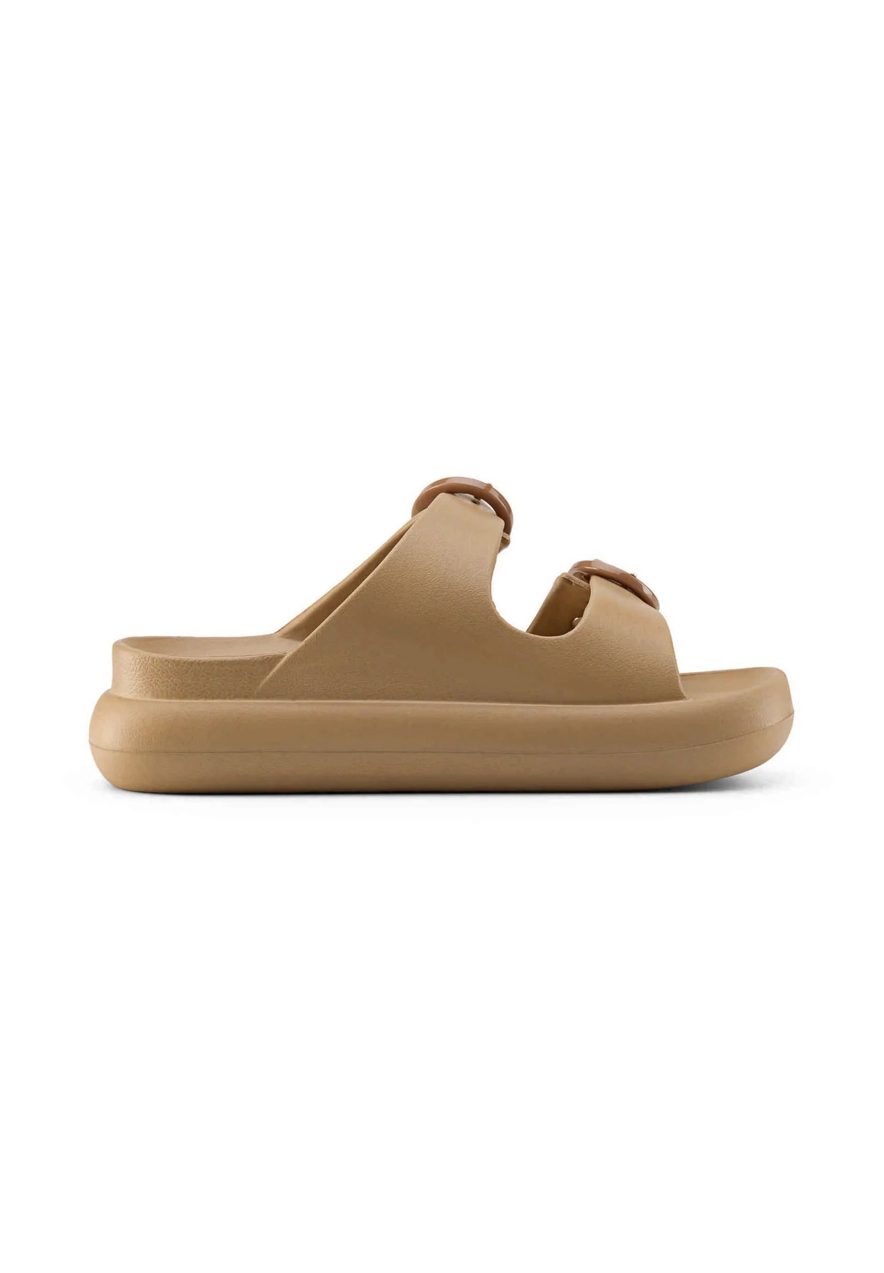 DUUO EVA Curvi 33: beige flip-flops for women