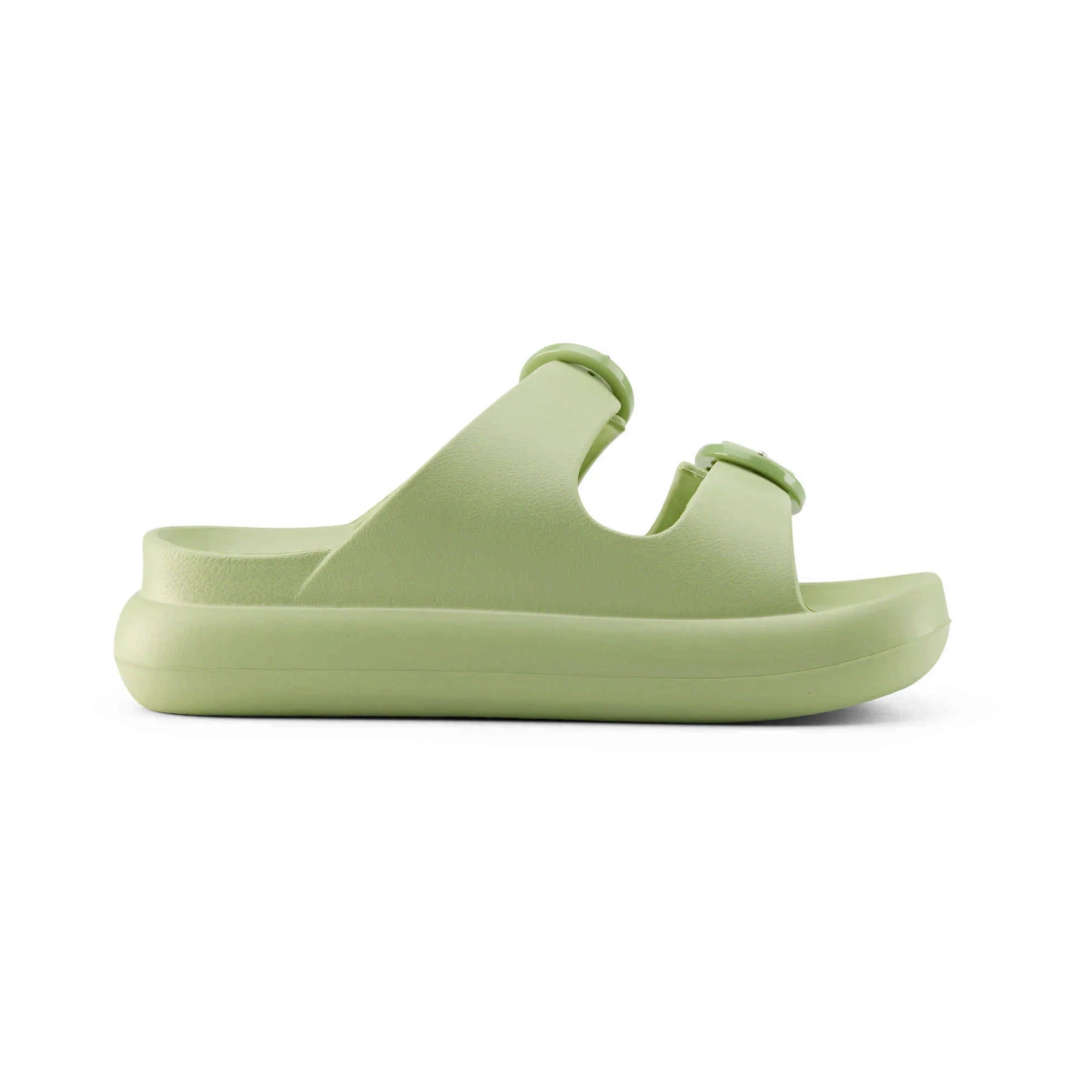 DUUO EVA Curvi 34: green flip-flops for women
