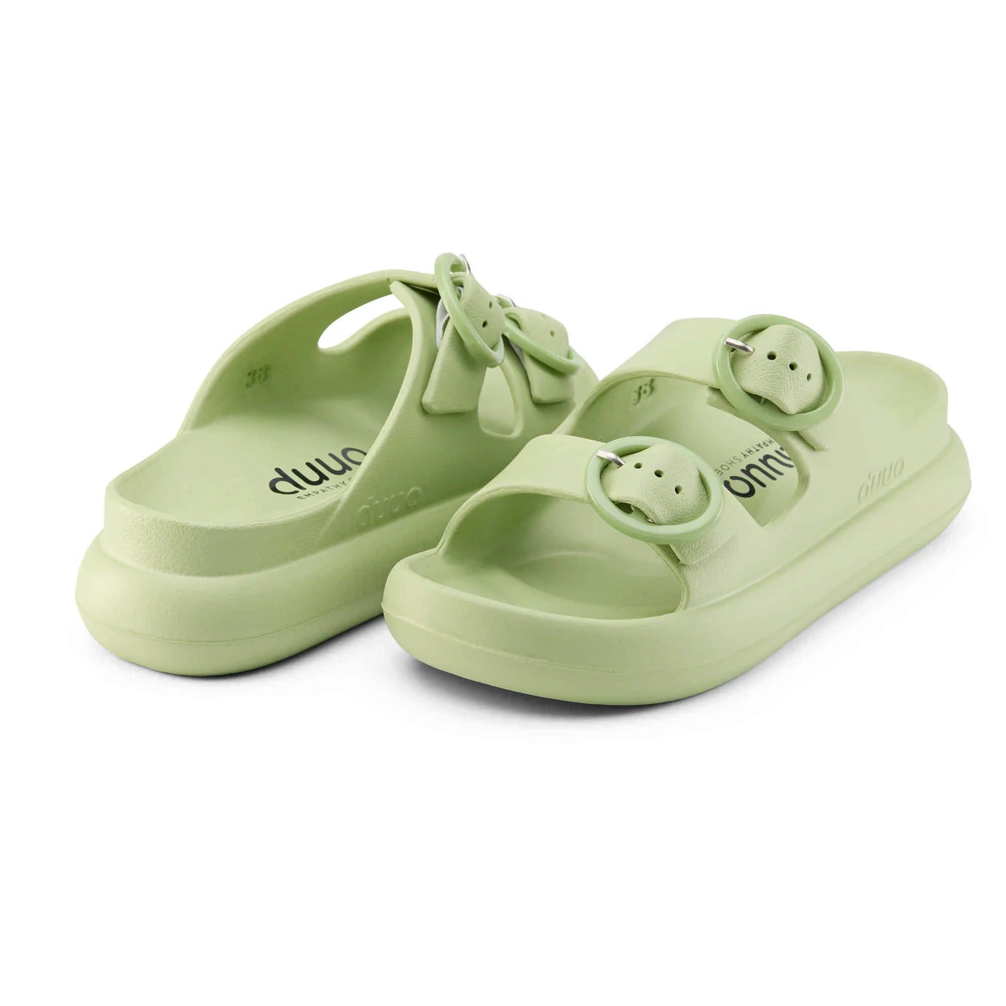 DUUO EVA Curvi 34: green flip-flops for women