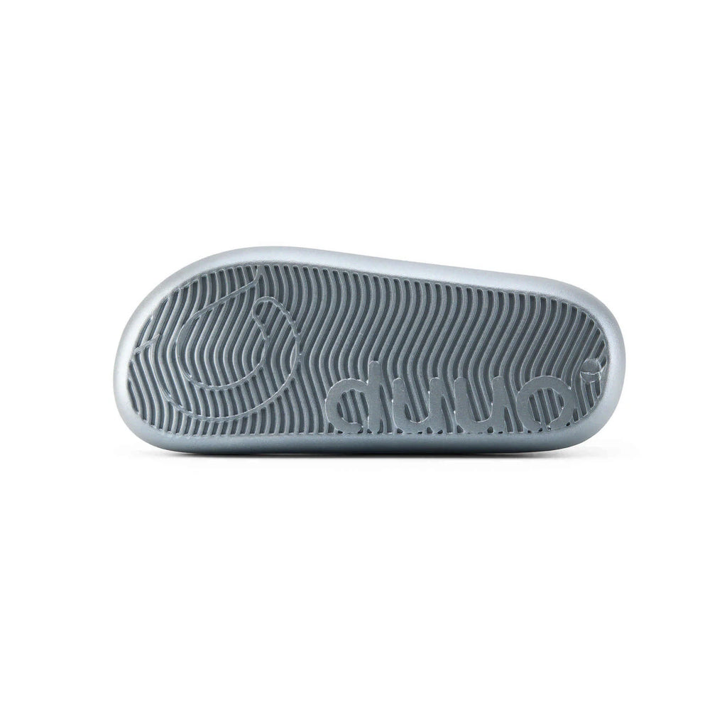 DUUO EVA Curvi Metallic 36: grey flip-flops for women