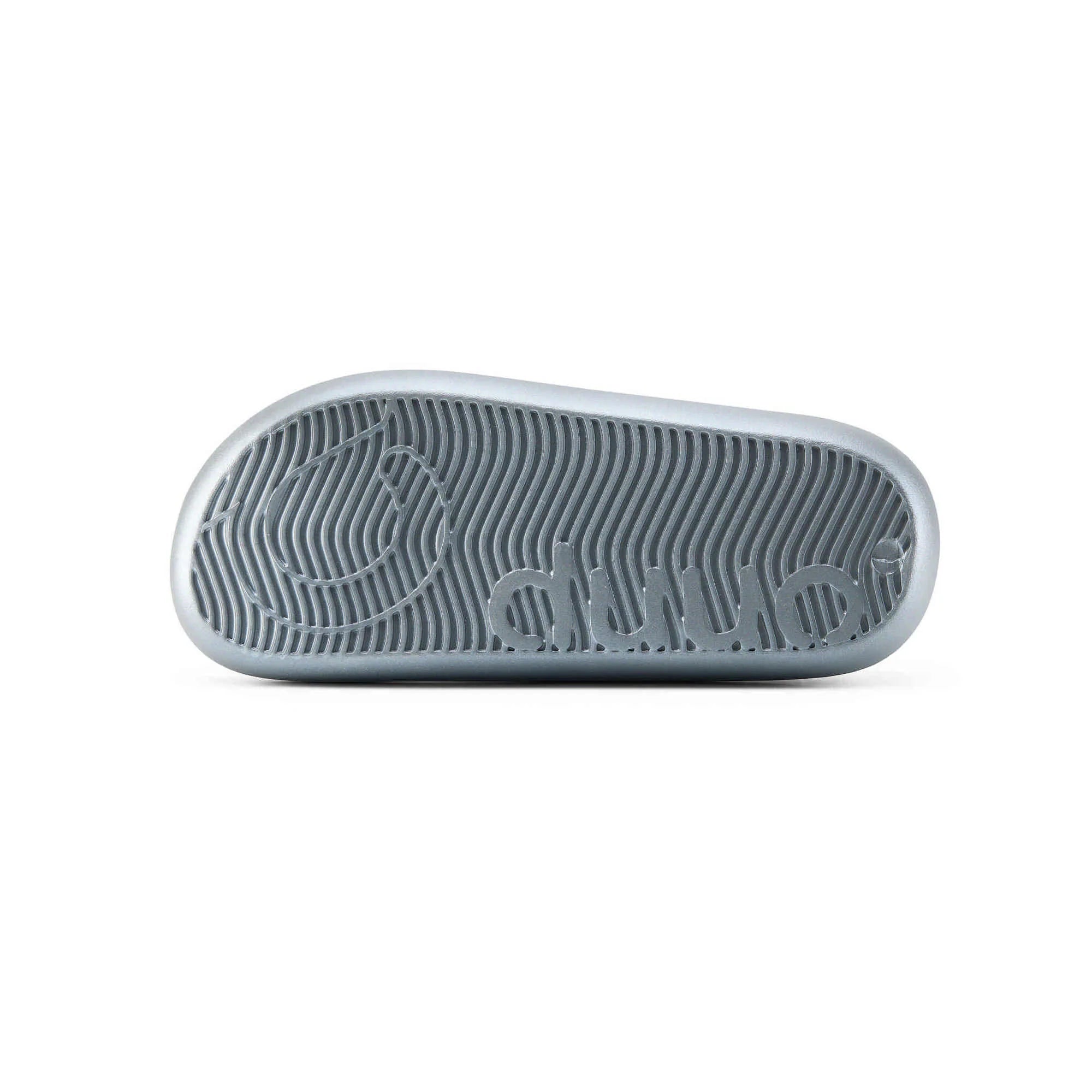 DUUO EVA Curvi Metallic 36: grey flip-flops for women