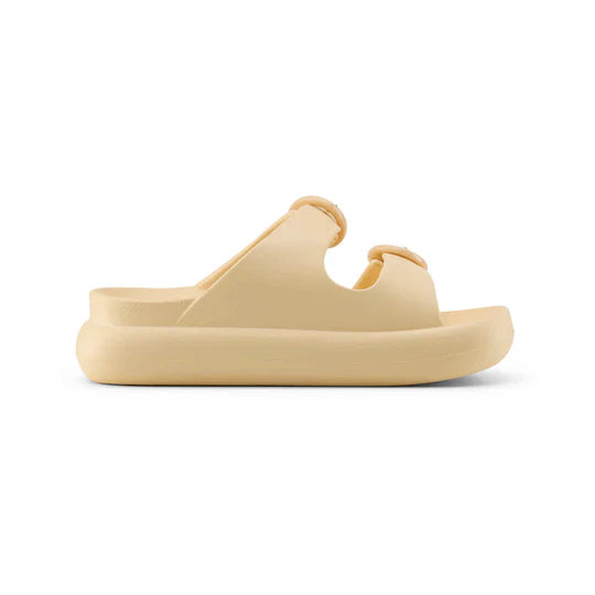 DUUO EVA Curvi 38: vainilla flip-flops for women