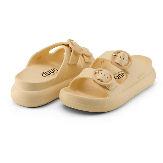 DUUO EVA Curvi 38: vainilla flip-flops for women