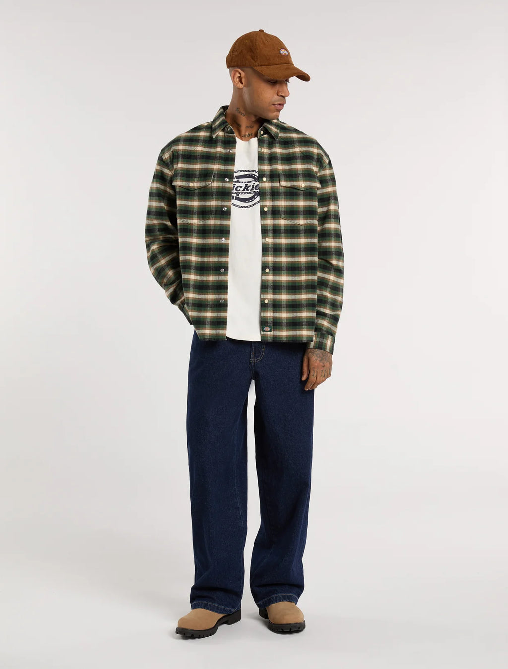 DICKIES Hilham Denim DARK Indigo: blau pantalons per a home