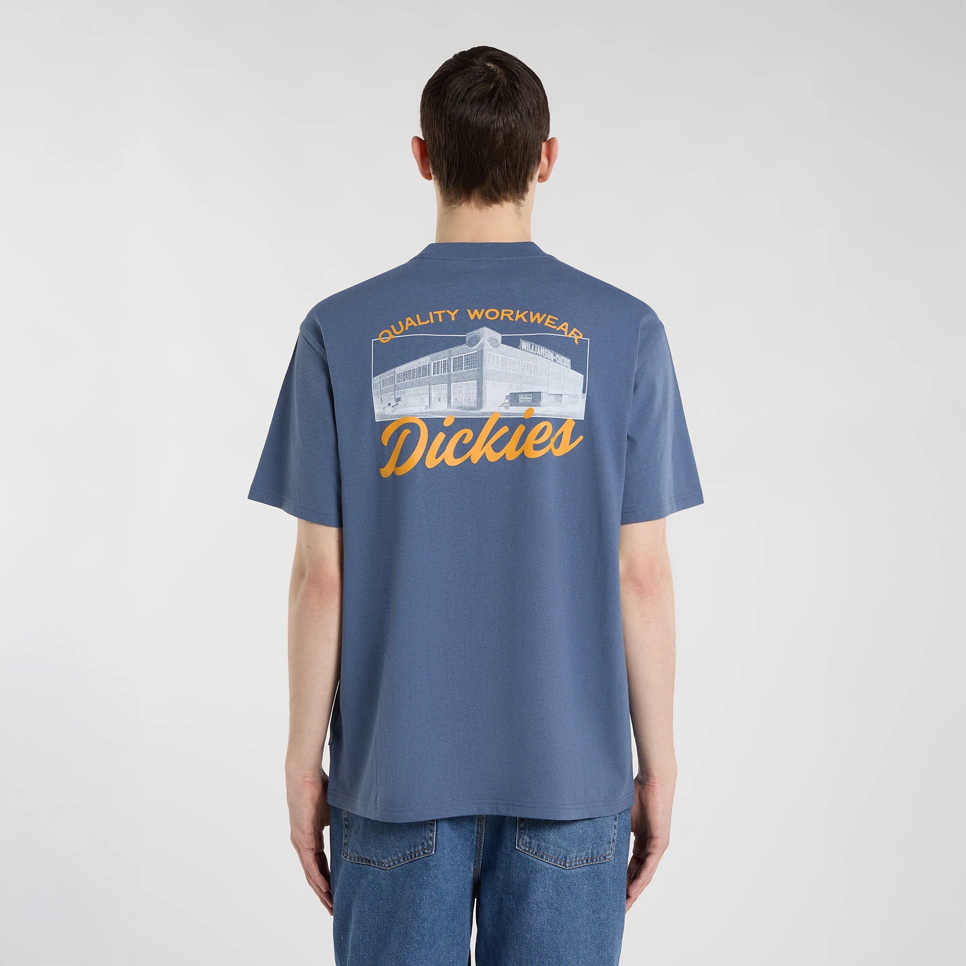 DICKIES Wellsville SS TEE Retro Indigo: blue T-shirt for men