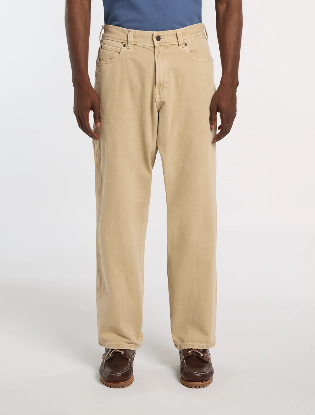 DICKIES 958 Baggy Tapered WORK Jeans Eucalyptus: beige byxor för herr